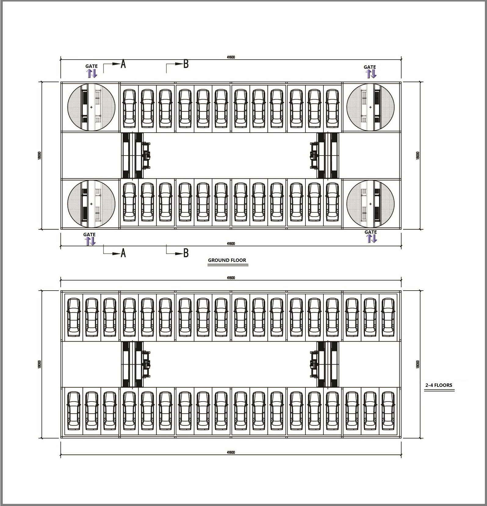 132 car space solution